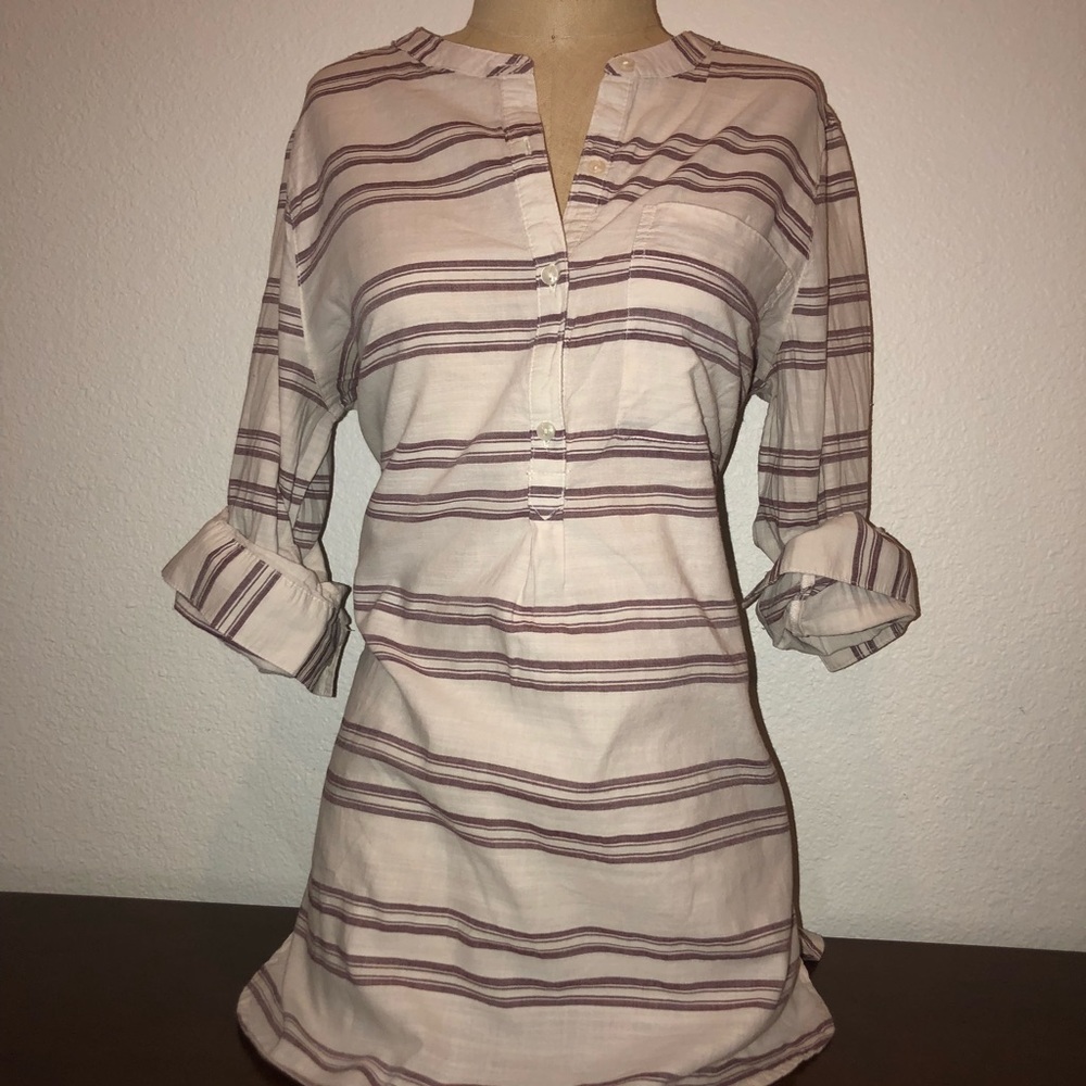Purple Striped Old Navy Tunic